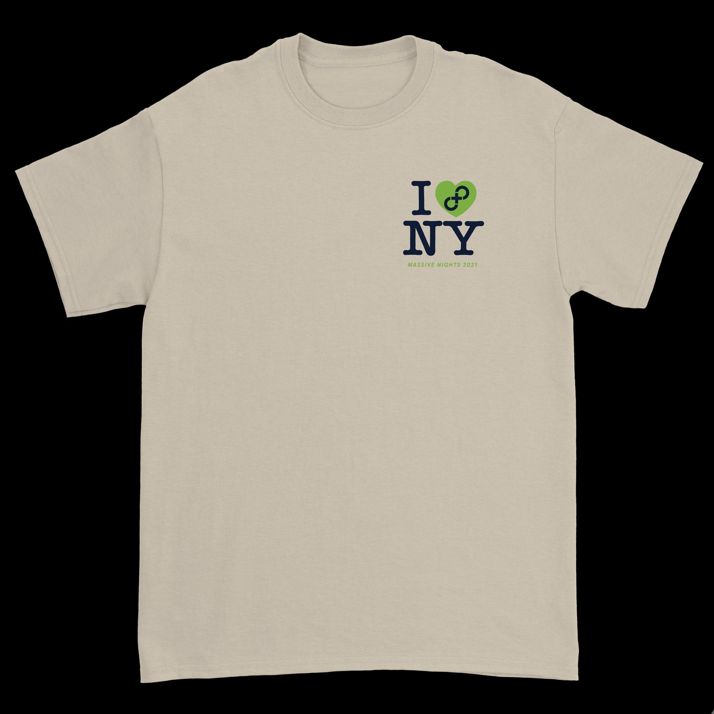 Handbag Tan T-Shirt front