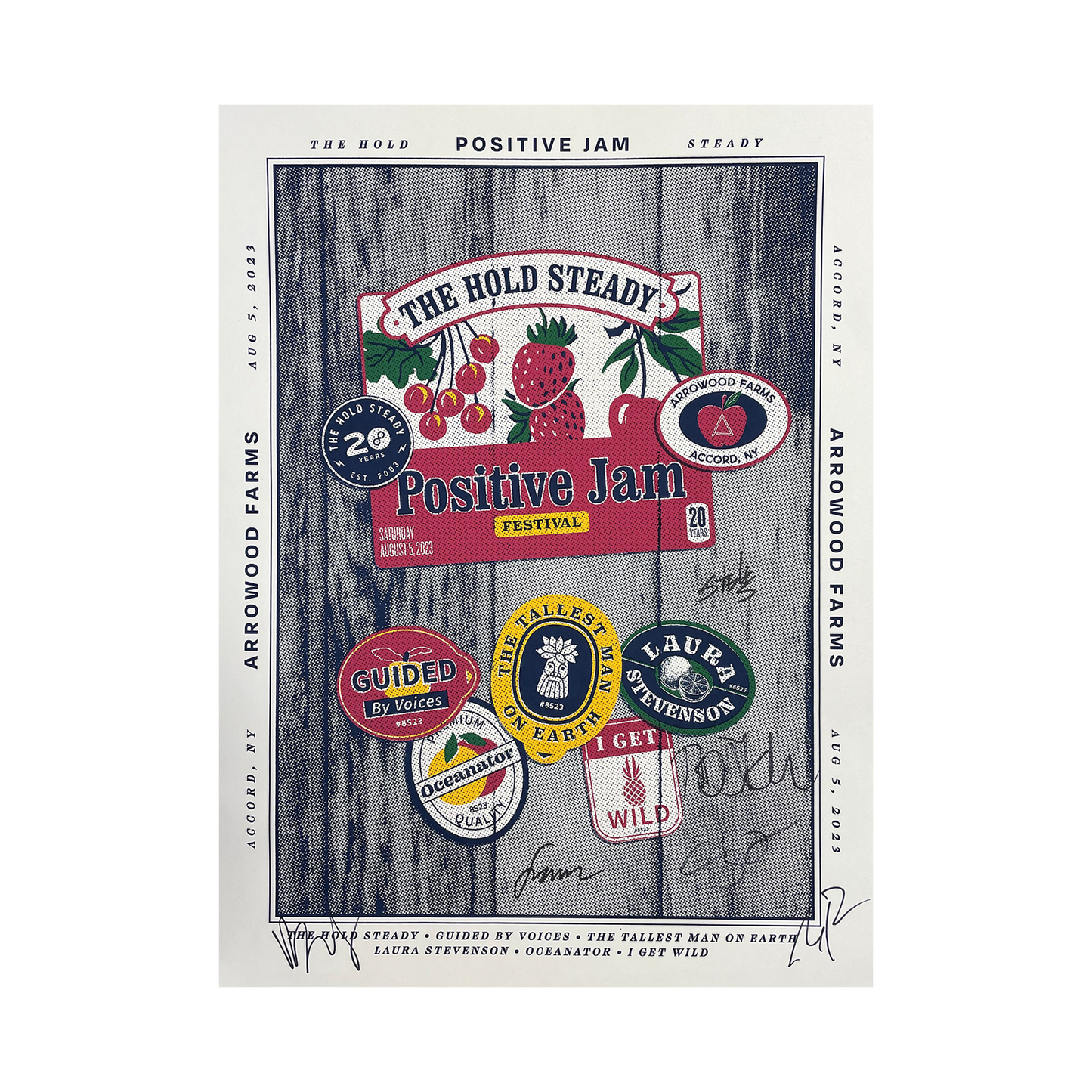 Positive Jam Screen Printed Poster - SIGNED!