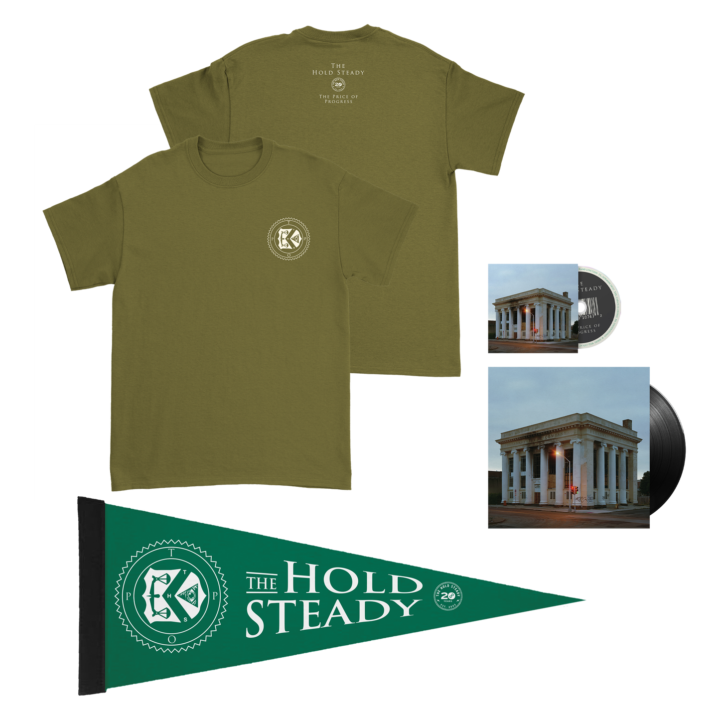 The Price Of Progress Standard Vinyl LP + CD + T-Shirt + Pennant Bundle