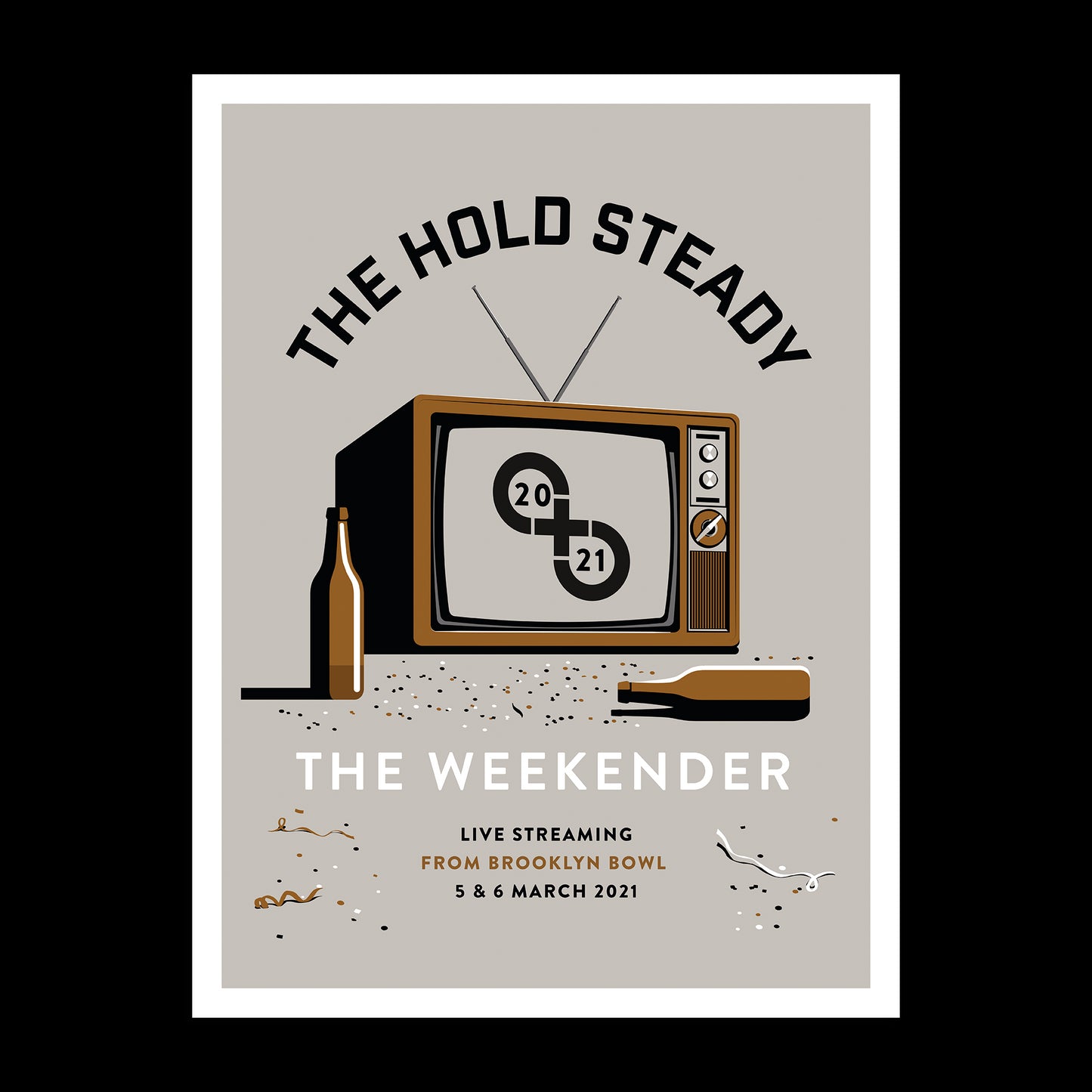 The Weekender Screen Printed Poster W/ Tube