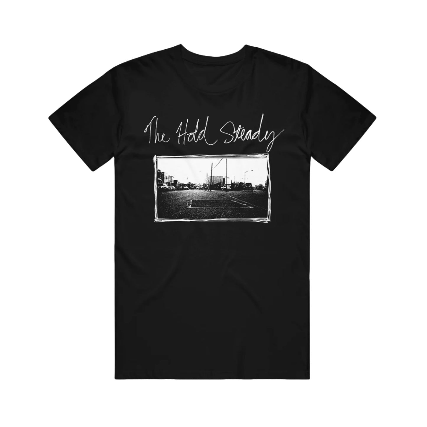 the hold steady Resurrection - Black T-Shirt front