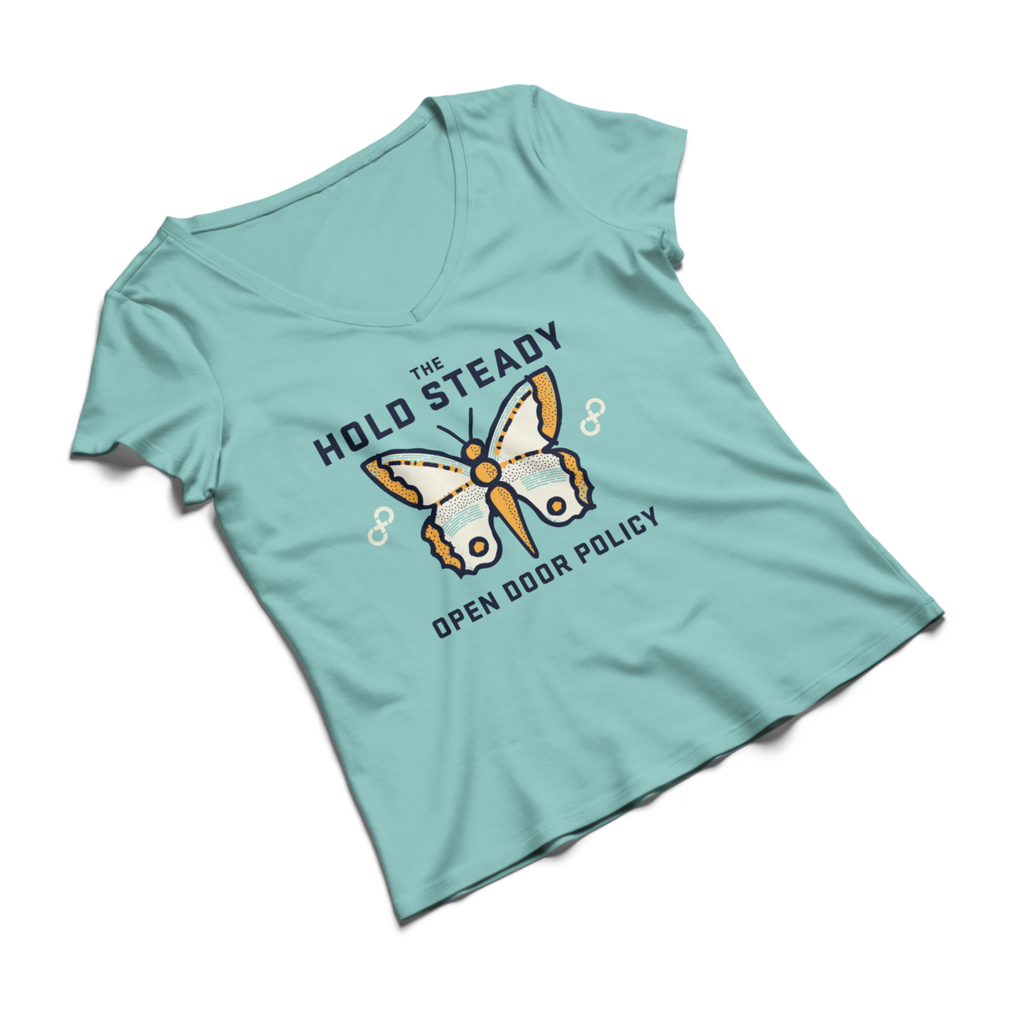 Open Door Policy Woman's 'Butterfly' V-Neck Shirt