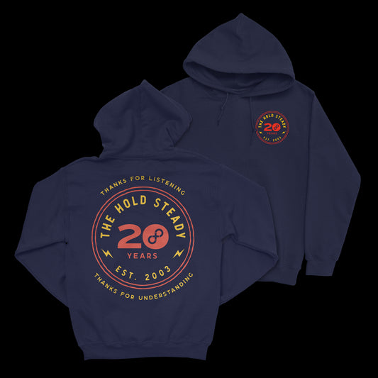 20th Anniversary Navy Pullover Hoodie