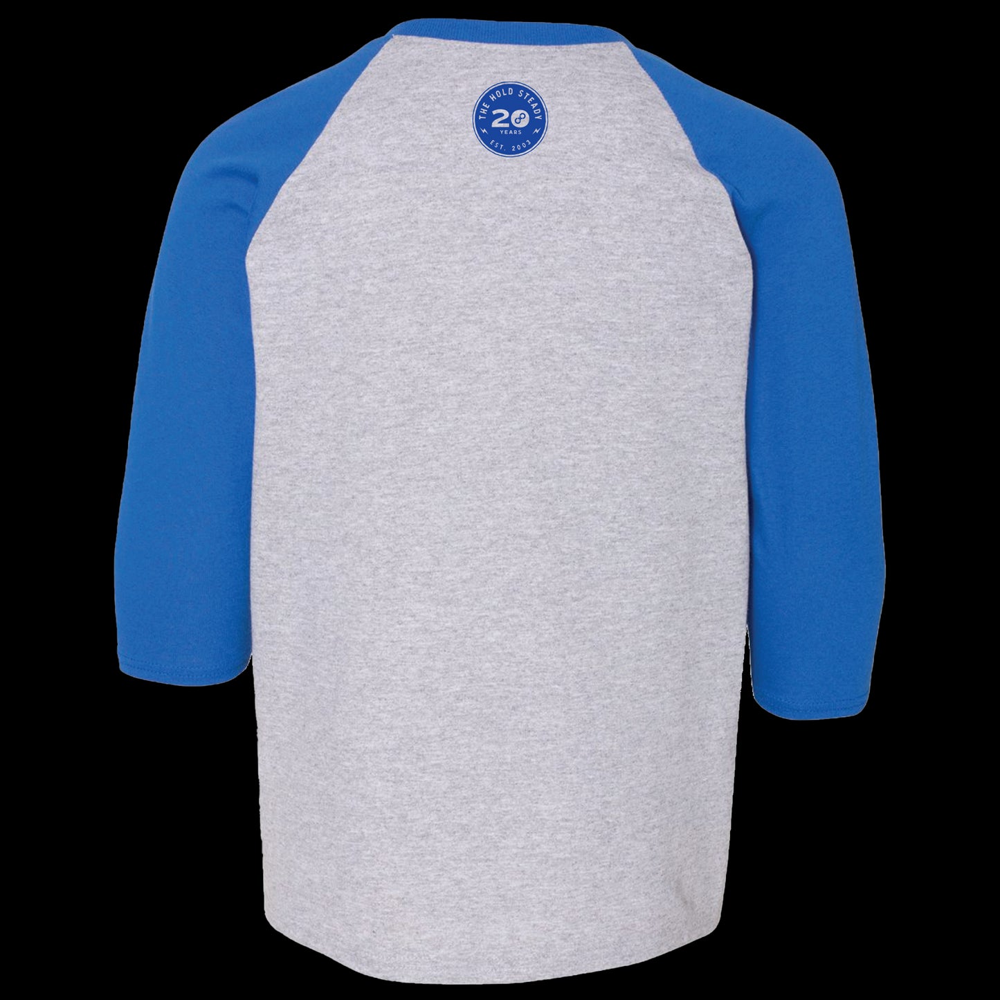 Minnesota Grey/Blue Baseball T-Shirt back