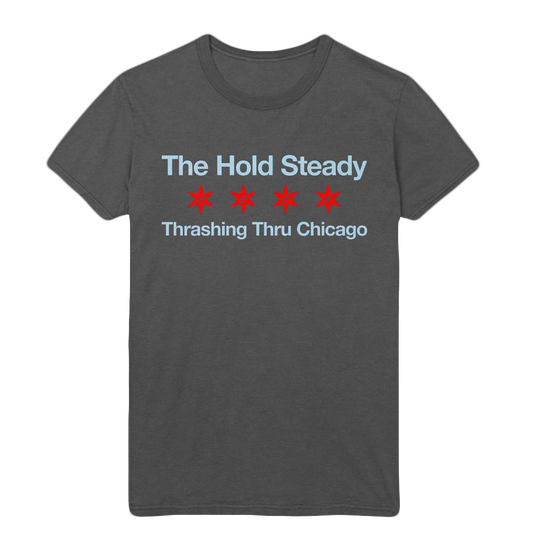 Thrashing Thru Chicago Grey T-Shirt