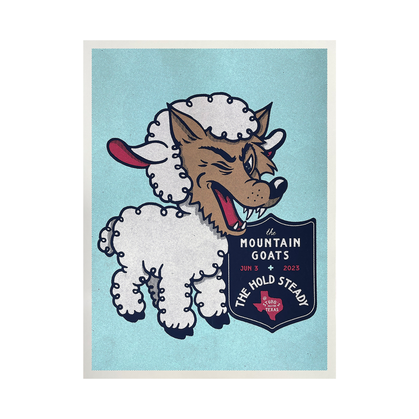 Mountain Goats Screen Printed Poster